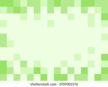 Pixelated Abstract Green Background Texture and Pixels   an Aspect Ratio 4:3  Vector Image 