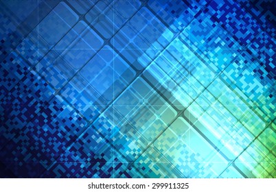 Pixelated background, digital technology concept  with space for design