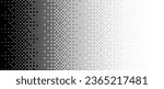 Pixelated bitmap gradient texture. Black and white dither pattern background. Abstract glitchy pattern. 8 bit video game screen wallpaper. Border Wide. Pixel art retro Illustration. Vector