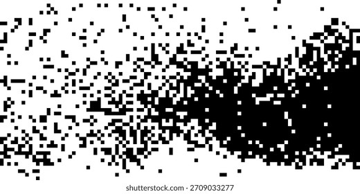 Textura estética Y2K de degradado de mapa de bits pixelado. Fondo de patrón de tramado de color de neón. Video Fondo de pantalla de pantalla de juego de 8 bits. Ilustración retro glitchy pixel art