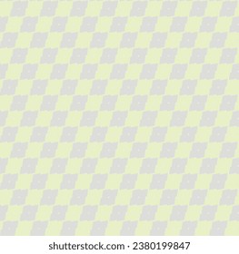 Pixelated checkerboard pattern. Vector seamless pattern
