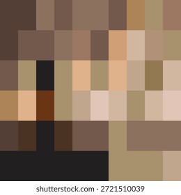 Retrato Abstractas de fondo a cuadros pixelado