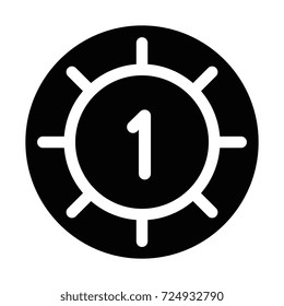 pixelated coin game icon