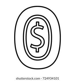 pixelated coin game icon