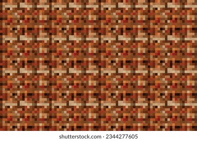 Pixelated Colorful Vibrant Geometric grid modern abstract pixel Noise Vector texture, Tile seamless pattern background