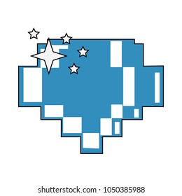 Pixelated diamond shinning