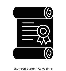 pixelated diploma game icon