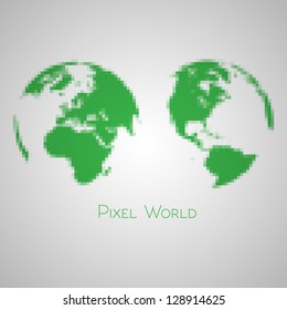 Pixelated Earth