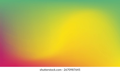 Fundo de gradiente pixelado com cores vibrantes em transição de rosa, amarelo, para verde, criando uma sensação moderna, abstrata e energética.