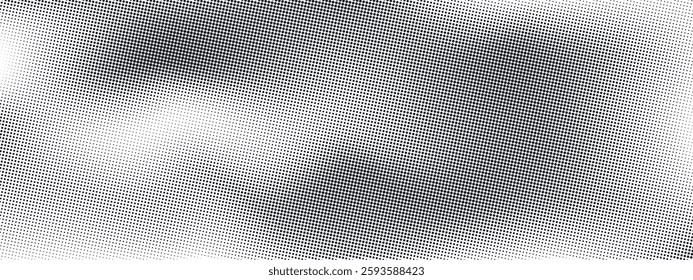 Pixelated grainy vintage background. Noise gradient vector texture. Random gritty  particles. Distressed black and white elements. Retro grunge backdrop. Vector