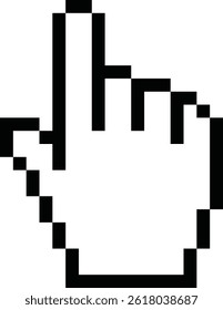 Diseño de mano pixelada para Plantillas.