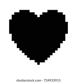 pixelated heart game icon