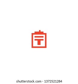 Pixelated Isolated Post Office Emoji, Icon, Emoticon