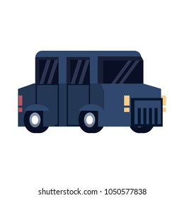 Pixelated limousine vehicle
