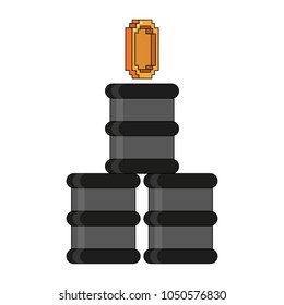 Pixelated metallics barrels