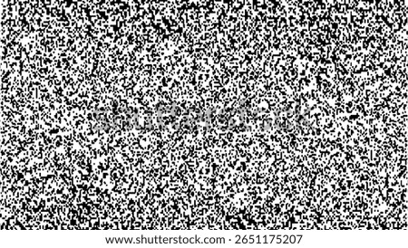 Pixelated Noise Pattern – Black and White Digital Static Texture Background