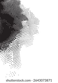 Pixelated Noise Texture on White Background for Digital, Tech, or Abstract Glitch Effects