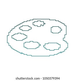 Pixelated Paint palette