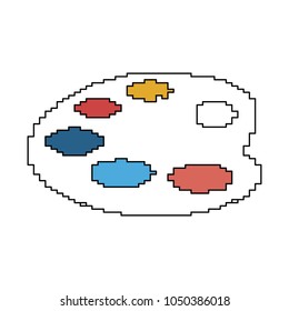 Pixelated Paint palette