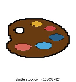 Pixelated Paint palette