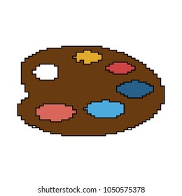 Pixelated Paint palette