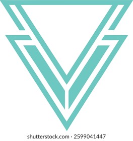 The "Pixelated Precision" design features an intricate arrangement of teal triangles, forming a sharp, geometric pattern illuminated by a vibrant cyber glow. This futuristic aesthetic combines pixel a