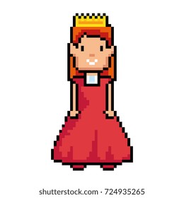 pixelated princess avatar game
