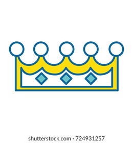 pixelated queen crown icon