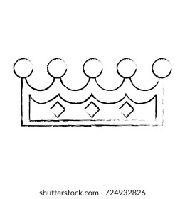 pixelated queen crown icon