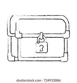 pixelated treasure chest icon