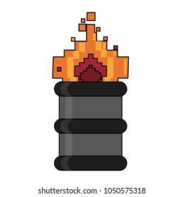 Pixelated trophy cup