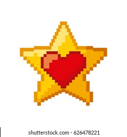 pixelated video game icons