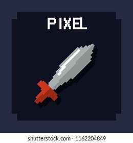 Pixelated and videogame design icon vector ilustration