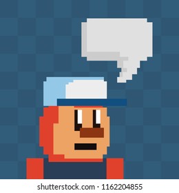 Pixelated and videogame design icon vector ilustration