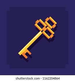Pixelated and videogame design icon vector ilustration