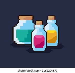 Pixelated and videogame design icon vector ilustration