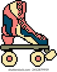 Rodadores Y2K Pixelados. Pixel art. 1990 años 2000. Vector.