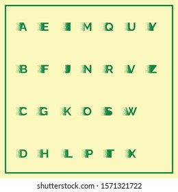Pixel-look vector font design, stylized pixel font