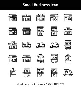 Pixel-perfect Small Business related icons created for your next project and work beautifully