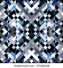 pixels abstract geometric background vector illustration