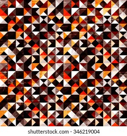 pixels beautiful abstract geometric seamless pattern vector illustration