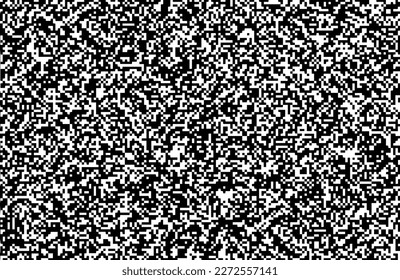 The pixels are scattered. Vector monochrome style. Abstract random squares, background.  Monochrome style.Abstract shapes made of squares. 