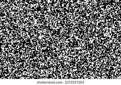 Los píxeles están dispersos. Estilo monocromo vectorial. Resumen de cuadrados aleatorios, fondo.  Estilo monocromo.Formas abstractas hechas de cuadrados. 