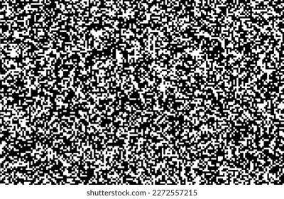 The pixels are scattered. Vector monochrome style. Abstract random squares, background.  Monochrome style.Abstract shapes made of squares. 