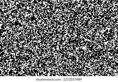 The pixels are scattered. Vector monochrome style. Abstract random squares, background.  Monochrome style.Abstract shapes made of squares. 
