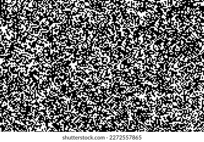 The pixels are scattered. Vector monochrome style. Abstract random squares, background.  Monochrome style.Abstract shapes made of squares. 