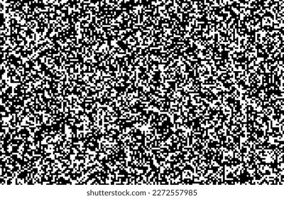 The pixels are scattered. Vector monochrome style. Abstract random squares, background.  Monochrome style.Abstract shapes made of squares. 