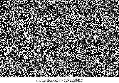 The pixels are scattered. Vector monochrome style. Abstract random squares, background.  Monochrome style.Abstract shapes made of squares. 