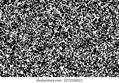 The pixels are scattered. Vector monochrome style. Abstract random squares, background.  Monochrome style.Abstract shapes made of squares. 