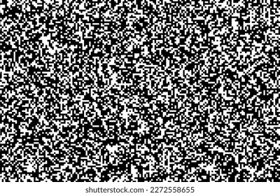 The pixels are scattered. Vector monochrome style. Abstract random squares, background.  Monochrome style.Abstract shapes made of squares. 